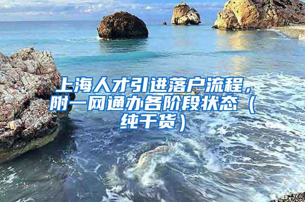 上海人才引进落户流程，附一网通办各阶段状态（纯干货）