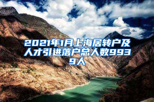 2021年1月上海居转户及人才引进落户总人数9939人