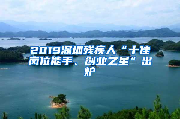 2019深圳残疾人“十佳岗位能手、创业之星”出炉