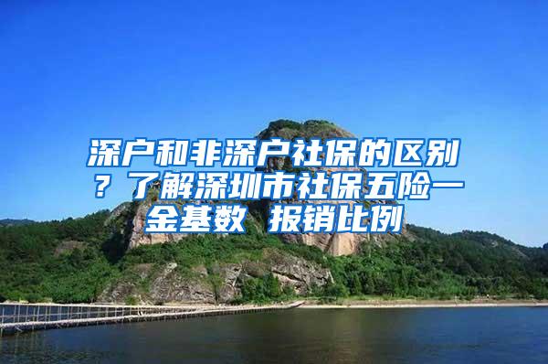 深户和非深户社保的区别？了解深圳市社保五险一金基数 报销比例