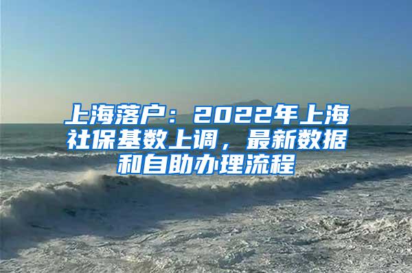 上海落户：2022年上海社保基数上调，最新数据和自助办理流程