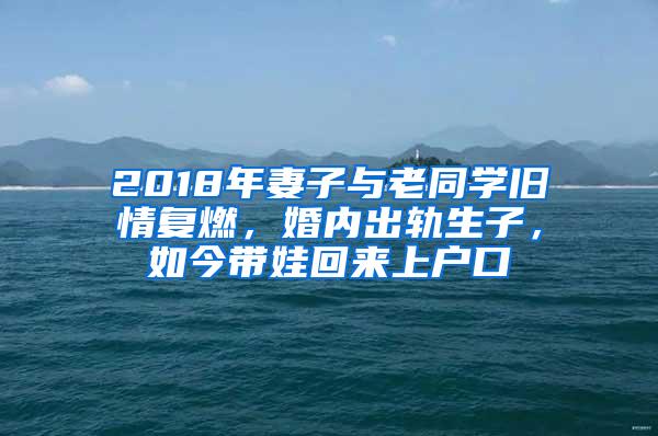 2018年妻子与老同学旧情复燃，婚内出轨生子，如今带娃回来上户口