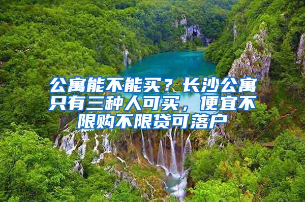 公寓能不能买？长沙公寓只有三种人可买，便宜不限购不限贷可落户