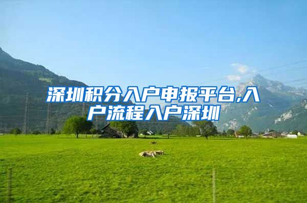 深圳积分入户申报平台,入户流程入户深圳