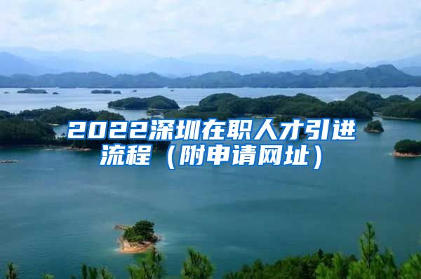 2022深圳在职人才引进流程（附申请网址）