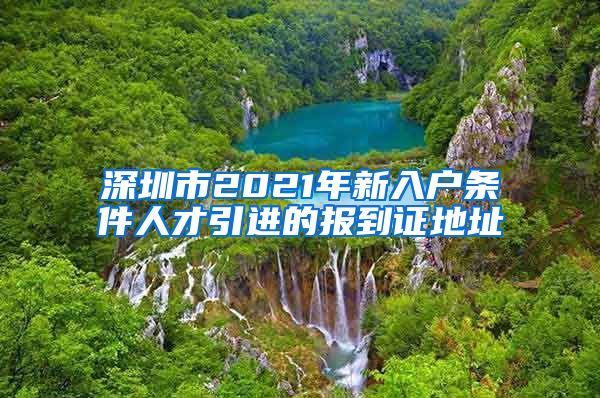 深圳市2021年新入户条件人才引进的报到证地址