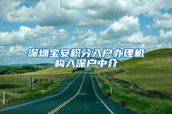 深圳宝安积分入户办理机构入深户中介