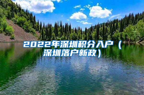 2022年深圳积分入户（深圳落户新政）