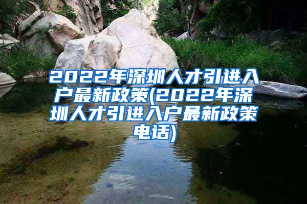 2022年深圳人才引进入户最新政策(2022年深圳人才引进入户最新政策电话)