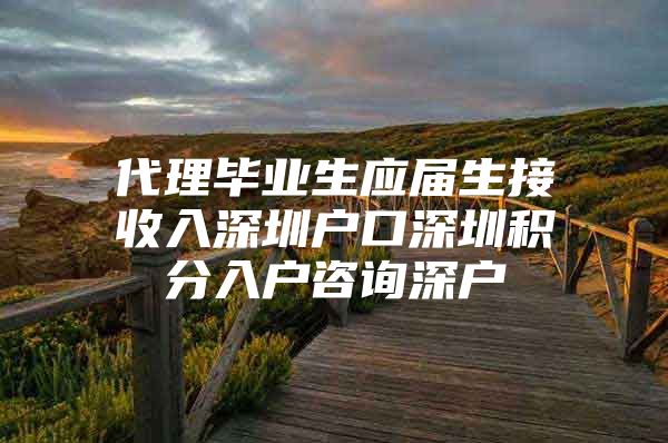 代理毕业生应届生接收入深圳户口深圳积分入户咨询深户