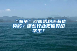 “海龟”回国求职还有优势吗？哪些行业更偏好留学生？