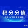 2022年深圳入户积分查询官网如何进行分值查询？