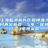 上海临港新片区揭牌满3月再出新政：5年“居转户”3年可买房