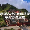 深圳人才引进居住证审批办理流程