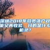 深圳2018年放宽落户政策又再收紧，抖的是什么机灵？